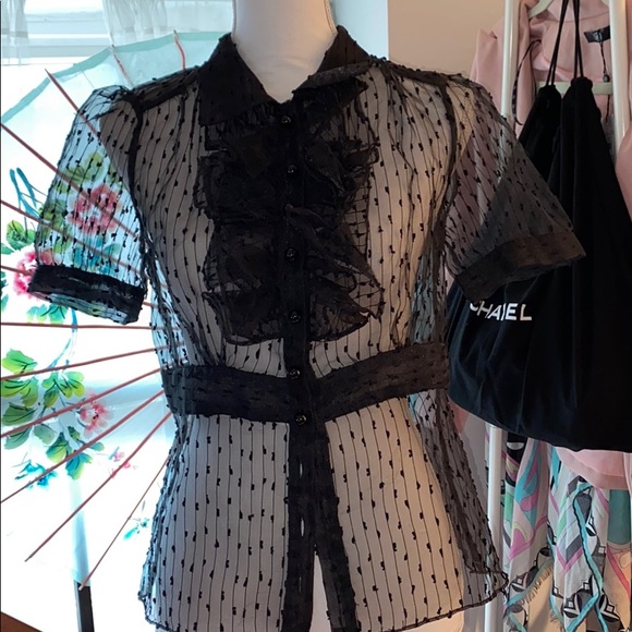 Vintage Betsey Johnson Top Sz 8 - Picture 2 of 7